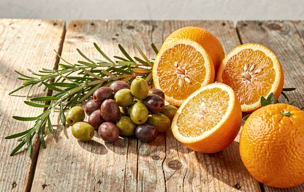 Ingredientes naturales frescos