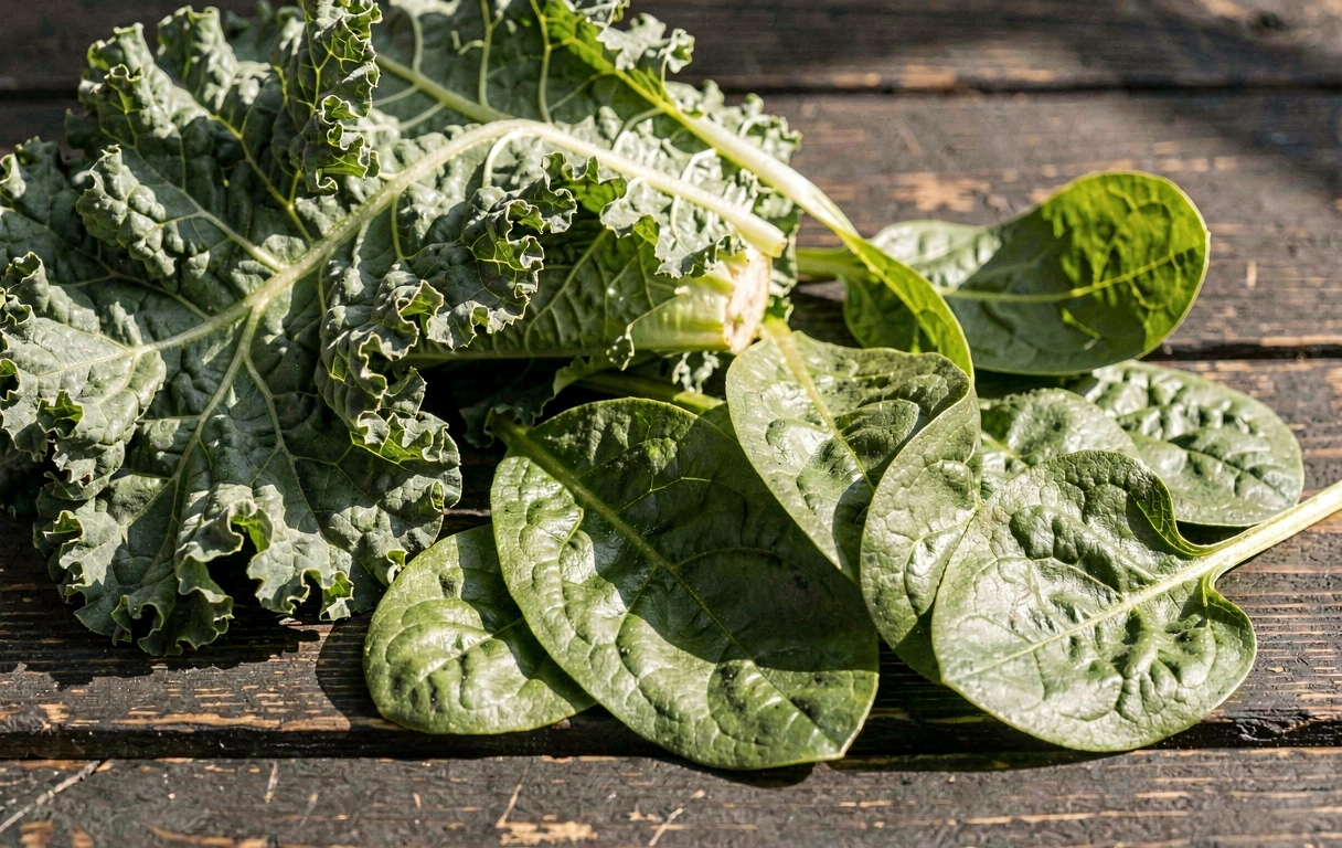Vegetales de hoja verde